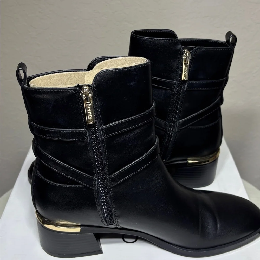 Calvin Klein Jasen Black Ankle Booties. Size 7.5 - Picture 8 of 11